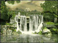Mayan Waterfall 3D