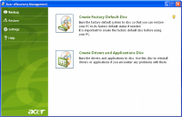 Acer eRecovery Management 3.0.3014