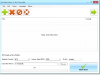 Batch Word to JPG Converter 1.1