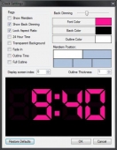 Digital Clock Screensaver