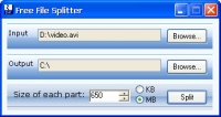 Free File Splitter 1.54