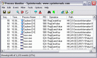 Microsoft Process Monitor 4.01