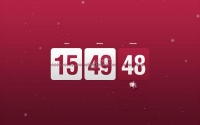 New Year Clock & Countdown screensaver