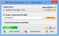 NTFS Drive Protection 1.5