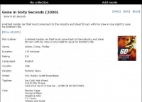 php4dvd - movie database
