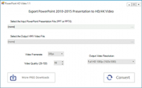 PowertPoint to 1080p Video 1.1