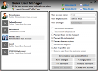 Quick User Manager 2.0
