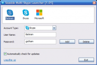 Seaside Multi Skype Launcher 1.37