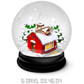 Christmas Snow Globe Countdown