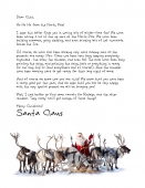 Easy free Santa letter