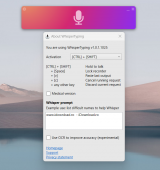 WhisperTyping 1.0.1.1025