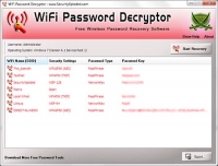 WiFi Password Decryptor 8.5