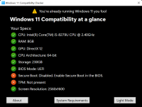Windows 11 Compatibility Checker 2.0.3