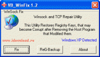 WinSock XP Fix