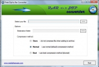 Free Zip to Rar Converter 1.0.0
